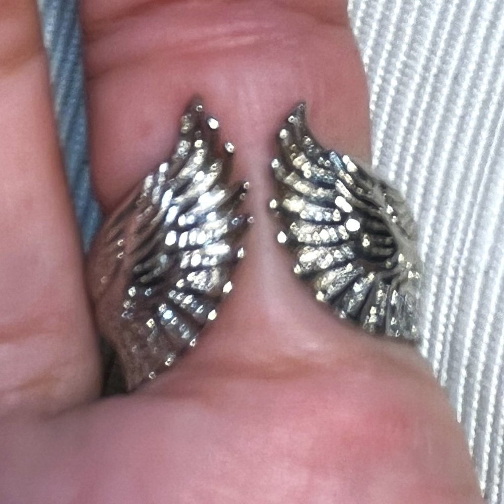 Silver Eagle Ring Mexico Eagle Mark - image 6